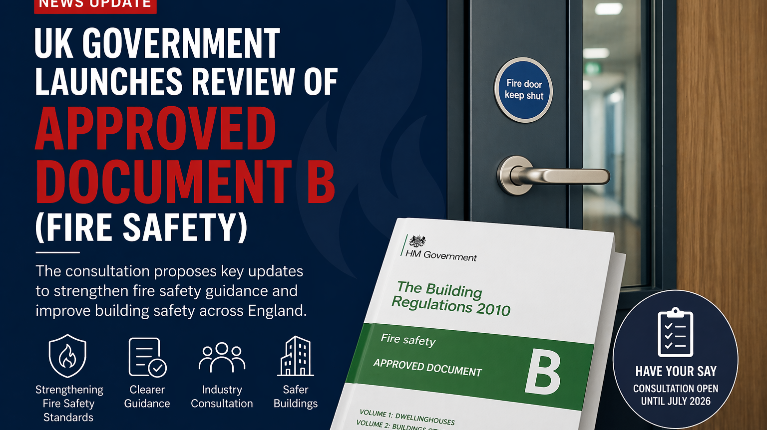 UK Government Launches Review of Approved Document B (Fire Safety)