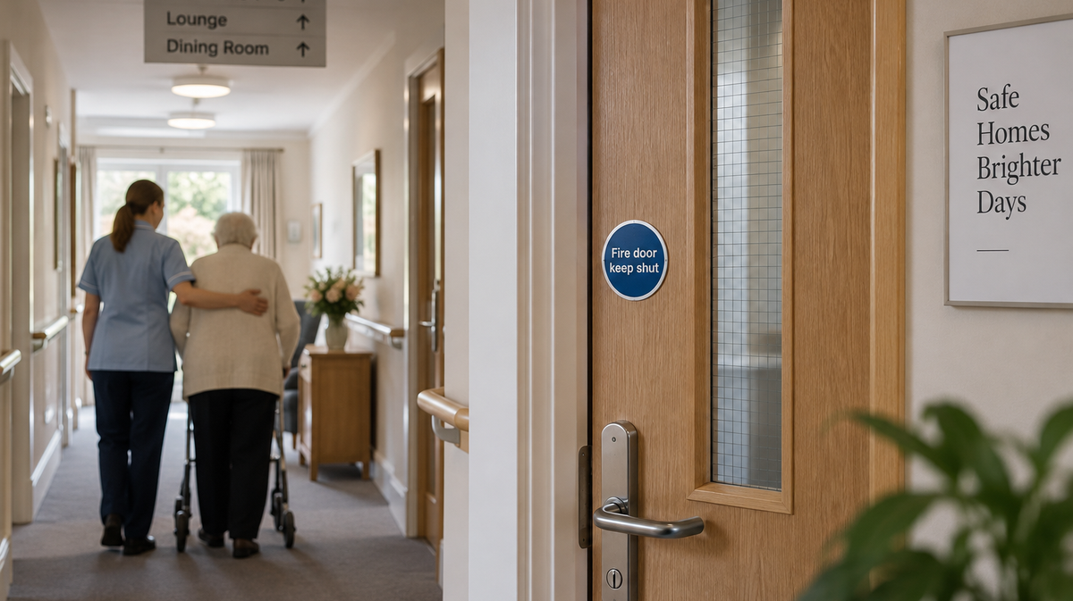 How Fire Doors Help Protect Vulnerable Residents During a Fire