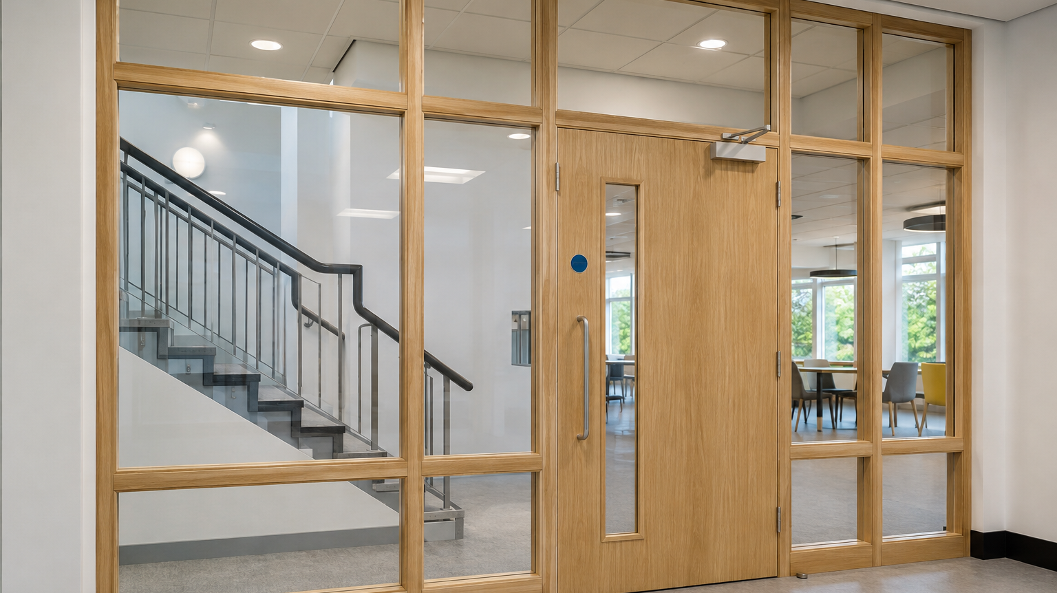 Need Fire Separation Without Losing the Light? Meet Our Fire-Rated Timber Screens