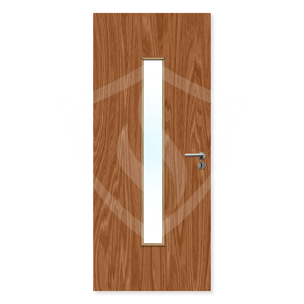 Premier External Bespoke Plywood Paint Grade 29g Glazed Fd30 Clear Glass / Plywood / Up to 2135mm x 915mm x 44mm Premier Fire Doors