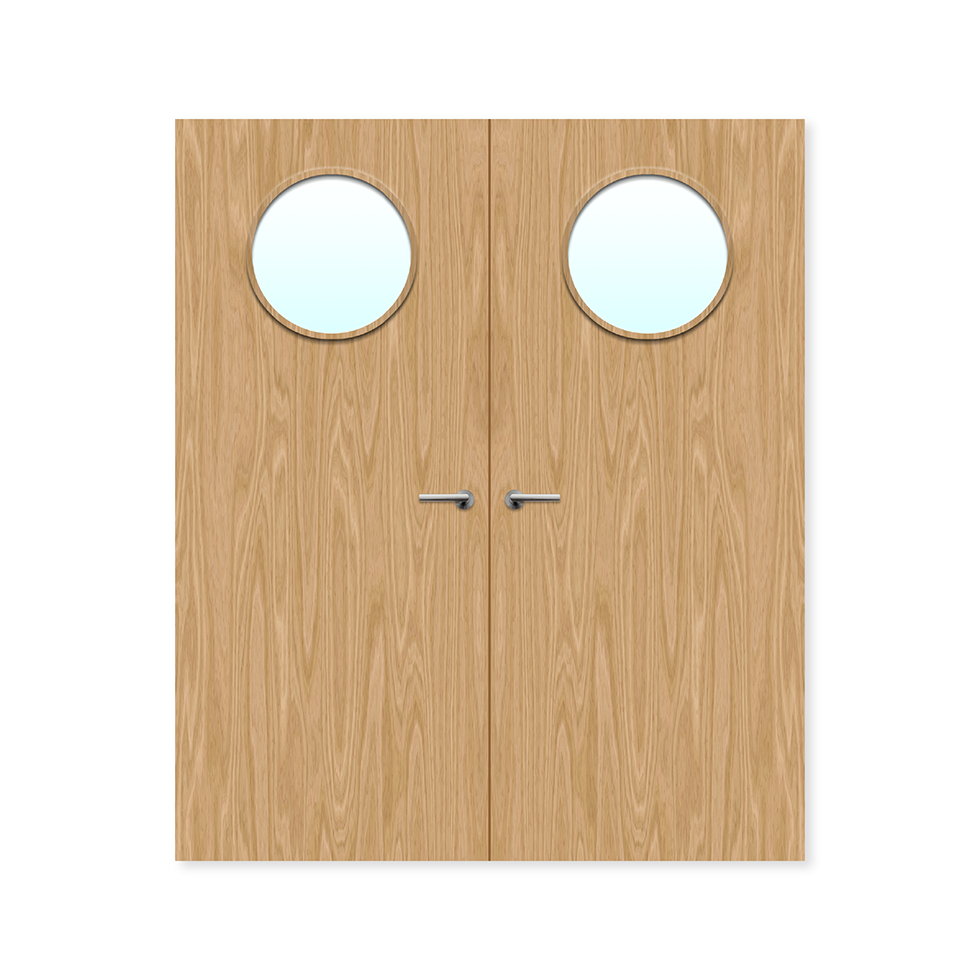 Premier External Paint Grade Ply 5G FD30 Fire Door glazing design