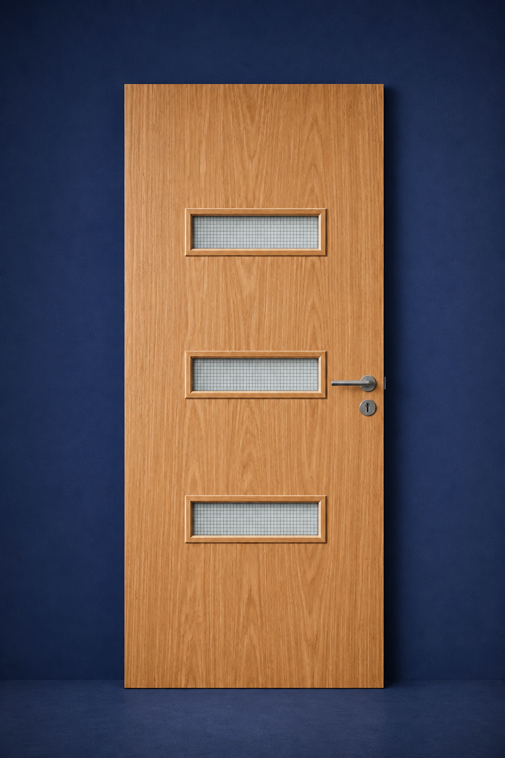 Premier Internal Primed 24G FD30 Double Fire Door glazing design