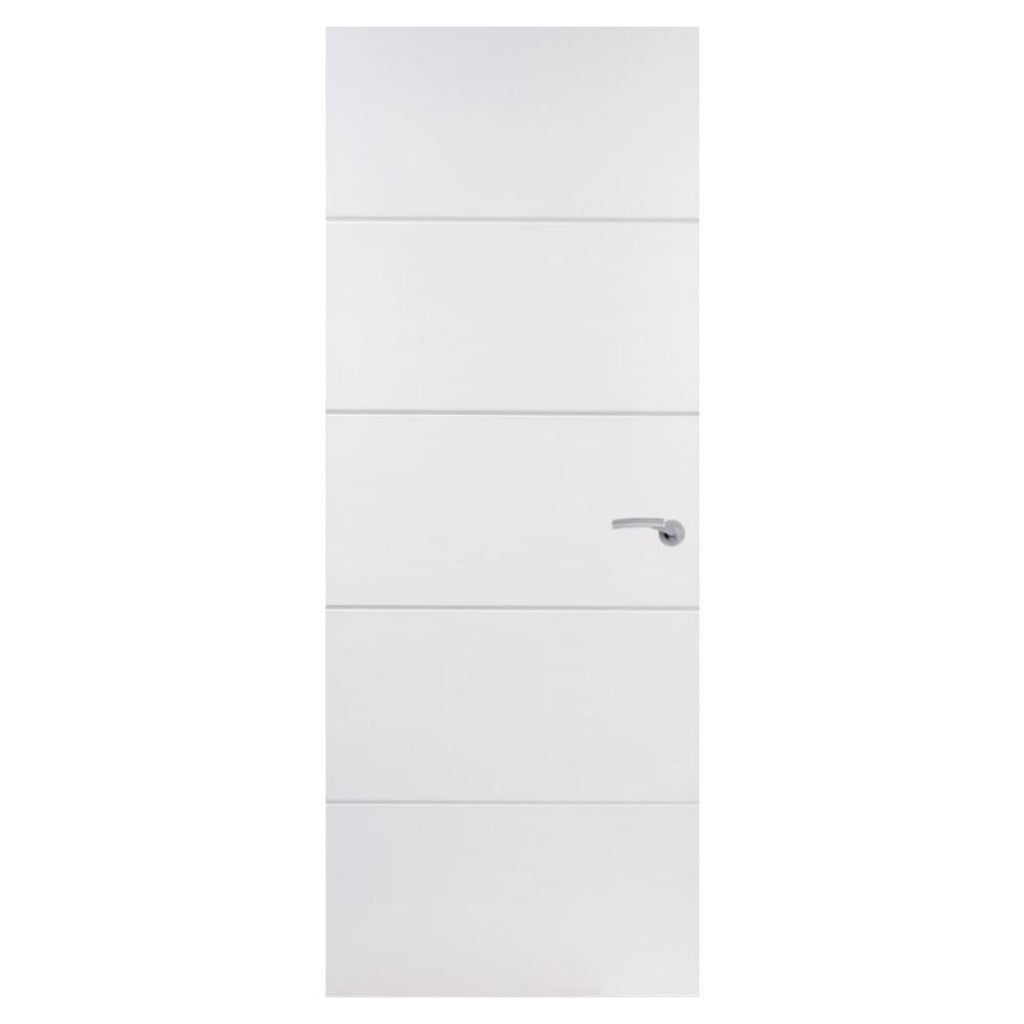 Premier Internal Horizontal 4 Line Panel Fd30 fire Door Smooth / 1981 x 610mm / 6ft 6" x 2ft Premier Fire Doors