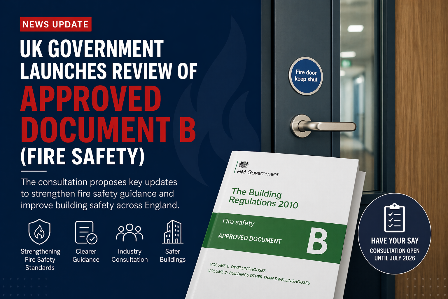 UK Government Launches Review of Approved Document B (Fire Safety)