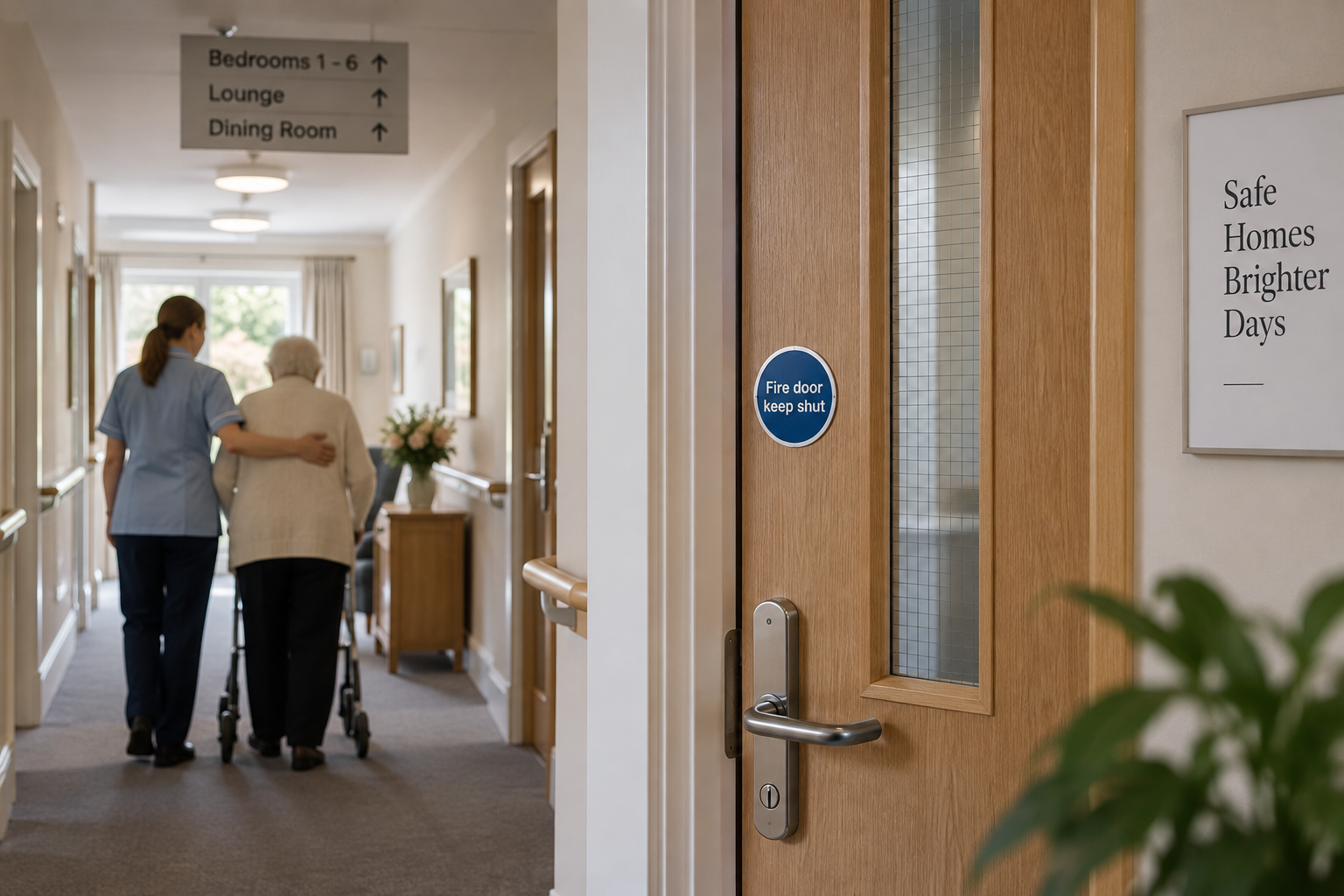How Fire Doors Help Protect Vulnerable Residents During a Fire