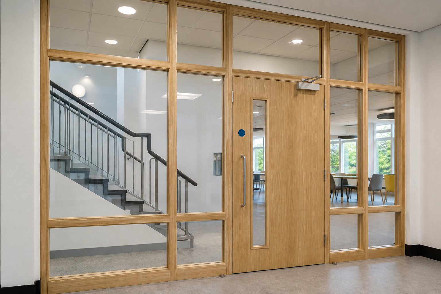 Need Fire Separation Without Losing the Light? Meet Our Fire-Rated Timber Screens