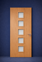 Premier Internal Primed 10G FD30 Fire Door glazing design