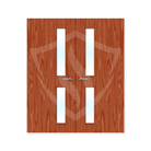 Premier Internal Sapele Veneer 16g Glazed Double Fd60 fire Clear Glass / 1981 x 762mm / 6ft 6" x 2ft 6" / Sapele Veneer Premier Fire Doors