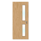 Premier Internal Primed 16G FD30 Fire Door glazing design