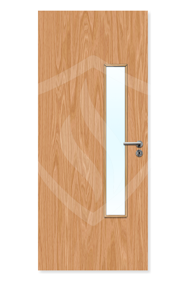 Premier Internal Beech Veneer 18g Glazed Fd60 fire Door Clear Glass / 1981 x 762mm / 6ft 6" x 2ft 6" / Beech Veneer Premier Fire Doors