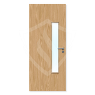 Premier Internal Oak Veneer 18g Glazed Fd60 fire Door Clear Glass / 1981 x 762mm / 6ft 6" x 2ft 6" / Oak Veneer Premier Fire Doors