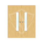 Premier Internal Koto Veneer 18g Glazed Double Fd30 fire 1981 x 762mm / 6ft 6" x 2ft 6" / Clear Glass / Koto Veneer Premier Fire Doors
