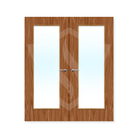 Premier Internal Plywood Paint Grade 19g (pattern 10) Glazed Clear Glass / 1981 x 762mm / 6ft 6" x 2ft 6" / Plywood Premier Fire Doors