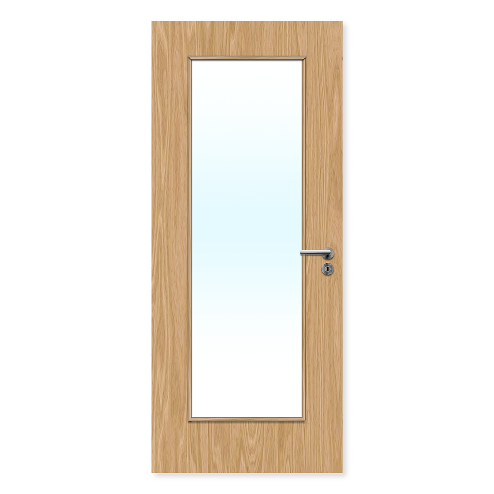 Premier Internal Primed Pattern 10 FD30 Fire Door glazing design