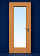 Premier Internal Primed 19G FD30 Fire Door glazing design