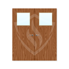 Clear / 1981mm x 838mm x 54mm / Paint Grade Ply Premier Fire Doors
