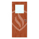 Premier Internal Sapele Veneer 1g Glazed Fd60 fire Door Clear Glass / 1981 x 762mm / 6ft 6" x 2ft 6" / Sapele Veneer Premier Fire Doors