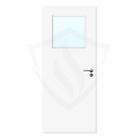 Premier Internal Bespoke Laminate 1g Glazed Fd60 fire Door White / Clear Glass Premier Fire Doors