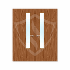 Internal Bespoke Plywood Paint Grade 20g Glazed Double Fd30 Clear Glass / Plywood / Up to 2135mm x 915mm x 44mm Premier Fire Doors