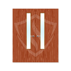 Premier Internal Sapele Veneer 20g Glazed Double Fd30 fire Clear Glass / 1981 x 762mm / 6ft 6" x 2ft 6" / Sapele Veneer Premier Fire Doors