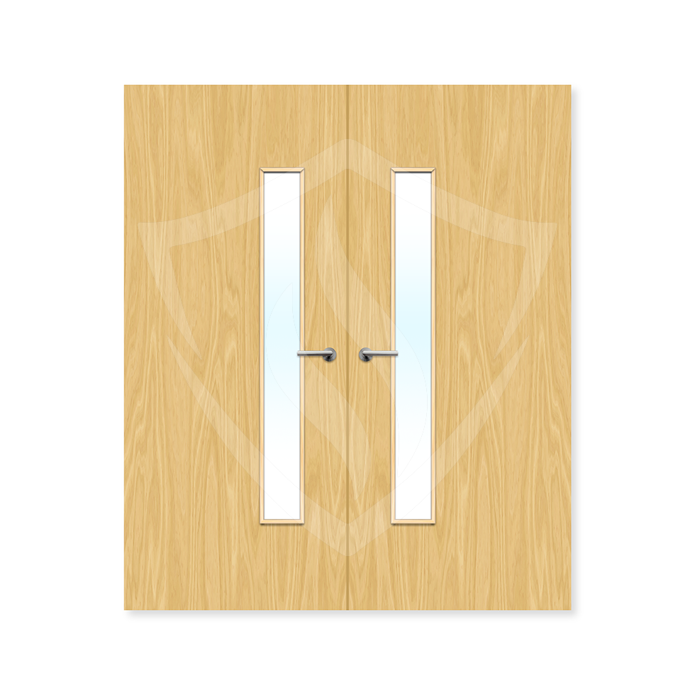 Premier Internal Koto Veneer 25g Glazed Double Fd30 fire Clear Glass / 1981 x 762mm / 6ft 6" x 2ft 6" / Koto Veneer Premier Fire Doors