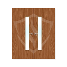 Premier External Plywood Paint Grade 25g Glazed Double Fd30 1981 x 762mm / 6ft 6" x 2ft 6" / Clear Glass / Plywood Premier Fire Doors
