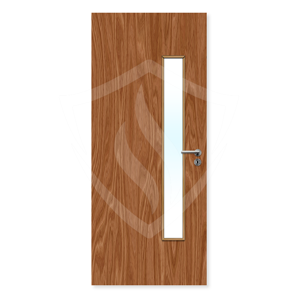 Premier Internal Bespoke Plywood Paint Grade 25g Glazed Fd30 Clear Glass / Plywood / Up to 2135mm x 915mm x 44mm Premier Fire Doors