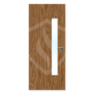 Premier Internal Walnut Veneer 25g Glazed Fd30 fire Door Clear Glass / 1981 x 762mm / 6ft 6" x 2ft 6" / Walnut Veneer Premier Fire Doors