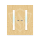 Premier Internal Ash Veneer 29g Glazed Double Fd30 fire Door 1981 x 762mm / 6ft 6" x 2ft 6" / Clear Glass / Ash Veneer Premier Fire Doors