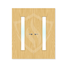 Premier Internal Ash Veneer 29g Glazed Double Fd60 fire Door 1981 x 762mm / 6ft 6" x 2ft 6" / Clear Glass / Ash Veneer Premier Fire Doors