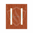 Internal Bespoke Sapele Veneer 29g Glazed Double Fd30 fire Clear Glass / Sapele Veneer / Up to 2135mm x 915mm x 44mm Premier Fire Doors