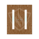 Premier Internal Walnut Veneer 29g Glazed Double Fd60 fire 1981 x 762mm / 6ft 6" x 2ft 6" / Clear Glass / Walnut Veneer Premier Fire Doors