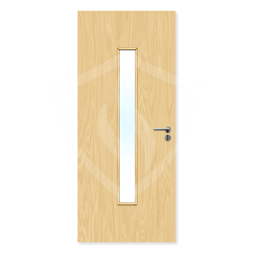 Premier Internal Ash Veneer 29g Glazed Fd30 fire Door 1981 x 762mm / 6ft 6" x 2ft 6" / Clear Glass / Ash Veneer Premier Fire Doors