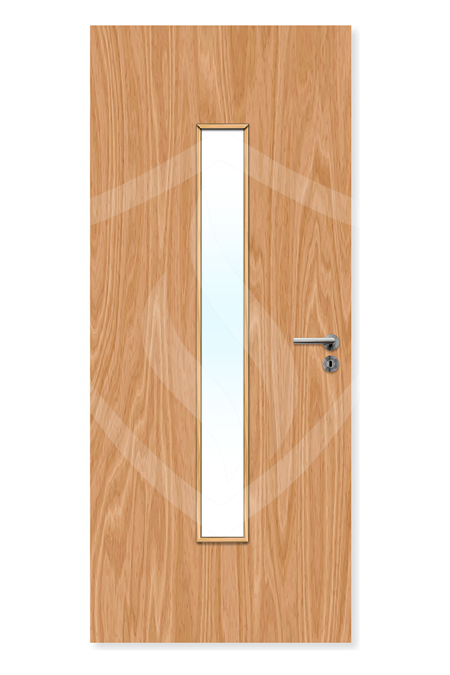 Premier Internal Beech Veneer 29g Glazed Fd30 fire Door Clear Glass / 1981 x 762mm / 6ft 6" x 2ft 6" / Beech Veneer Premier Fire Doors