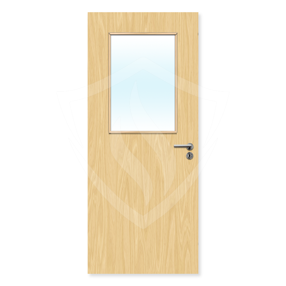 Premier Internal Ash Veneer 2g Glazed Fd60 fire Door Clear Glass / 1981 x 762mm / 6ft 6" x 2ft 6" / Ash Veneer Premier Fire Doors