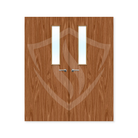 Premier External Plywood Paint Grade 3g Glazed Double Fd30 1981 x 762mm / 6ft 6" x 2ft 6" / Clear Glass / Plywood Premier Fire Doors