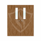 Internal Bespoke Walnut Veneer 3g Glazed Double Fd30 fire Clear Glass / Walnut Veneer / Up to 2135mm x 915mm x 44mm Premier Fire Doors