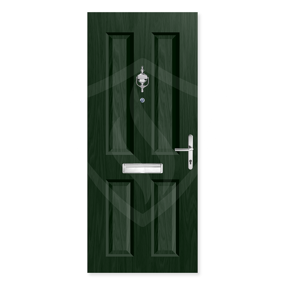 Unity Richmond 4 Panel Bespoke Composite FD30s Solid Flat Entrance Doo ...