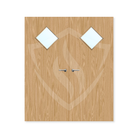 Premier Internal Oak Veneer 6g Glazed Double Fd30 fire Door 1981 x 762mm / 6ft 6" x 2ft 6" / Clear Glass / Oak Veneer Premier Fire Doors
