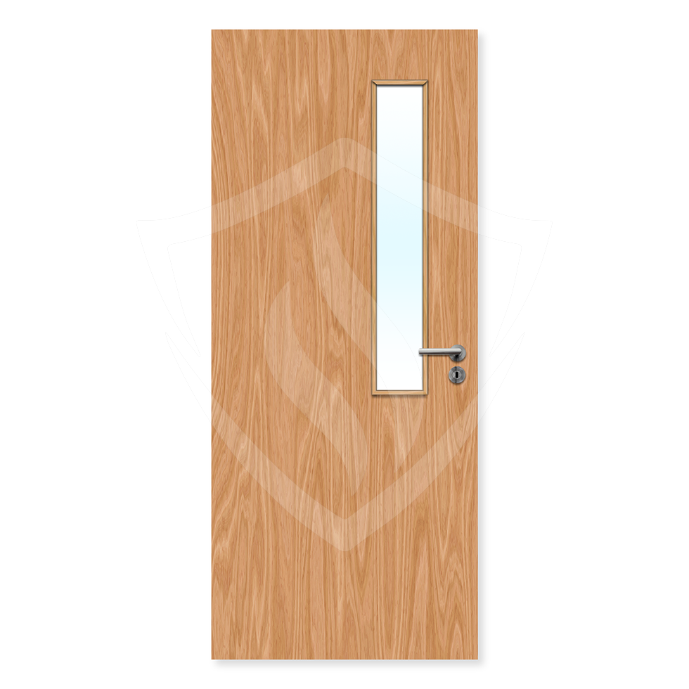 Premier Internal Bespoke Beech Veneer 7g Glazed Fd60 fire Clear Glass / Beech Veneer / Up to 2135mm x 915mm x 54mm Premier Fire Doors