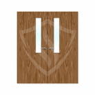 Internal Bespoke Walnut Veneer 7g Glazed Double Fd30 fire Clear Glass / Walnut Veneer / Up to 2135mm x 915mm x 44mm Premier Fire Doors