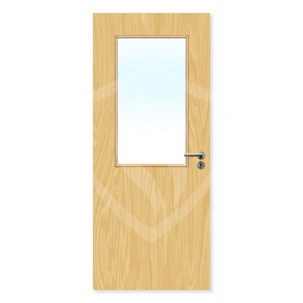 Premier Internal Koto Veneer 8g Glazed Fd30 fire Door Clear Glass / 1981 x 762mm / 6ft 6" x 2ft 6" / Koto Veneer Premier Fire Doors