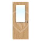 Premier Internal Oak Veneer 8g Glazed Fd60 fire Door Clear Glass / 1981 x 762mm / 6ft 6" x 2ft 6" / Oak Veneer Premier Fire Doors