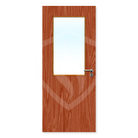 Premier Internal Bespoke Sapele Veneer 8g Glazed Fd30 fire Clear Glass / Sapele Veneer / Up to 2135mm x 915mm x 44mm Premier Fire Doors