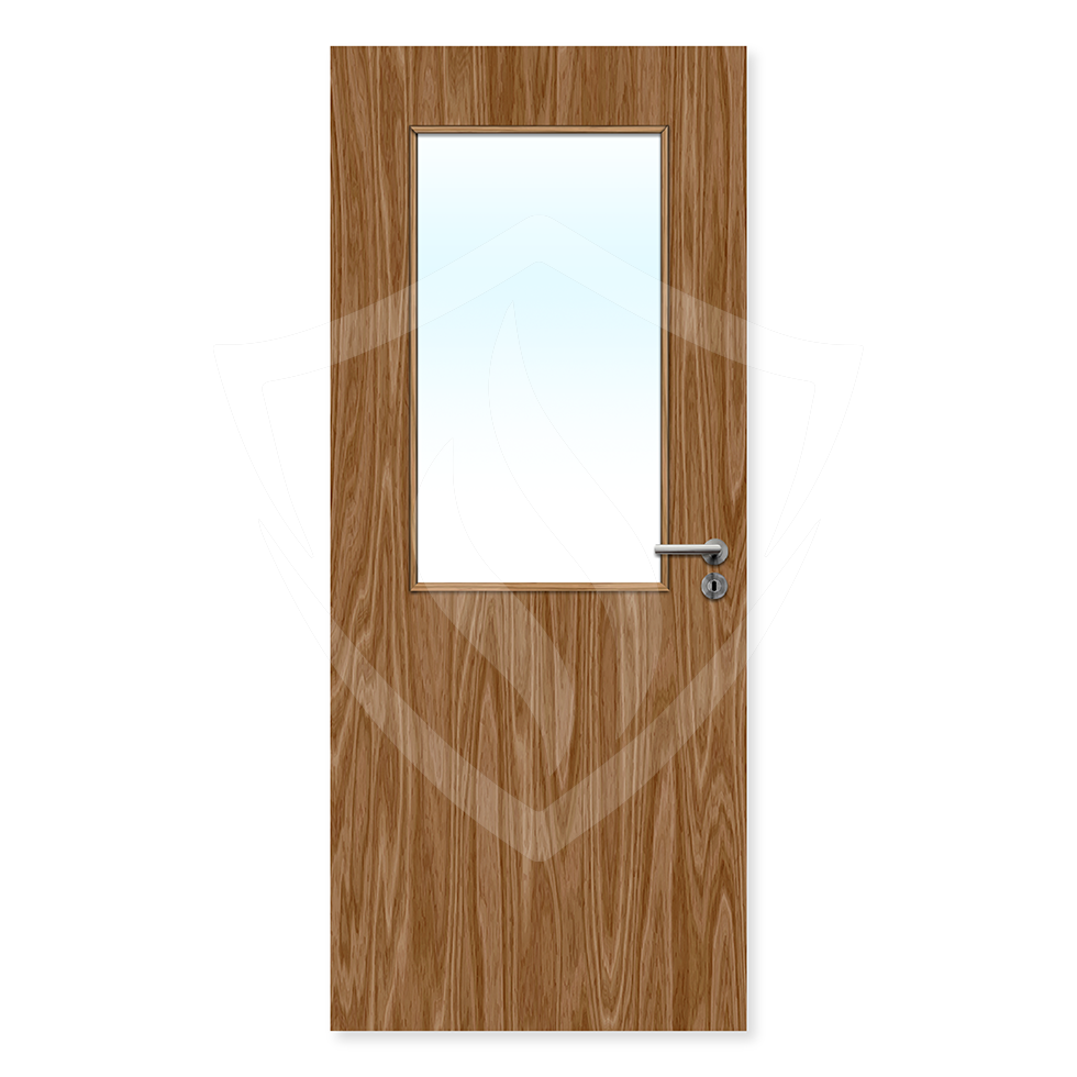 Premier Internal Walnut Veneer 8g Glazed Fd60 fire Door Clear Glass / 1981 x 762mm / 6ft 6" x 2ft 6" / Walnut Veneer Premier Fire Doors