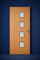 Premier Internal Primed 27G FD30 Fire Door glazing design