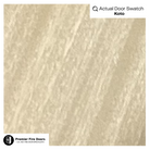Koto fire door swatch showing light wood grain texture for internal door finish