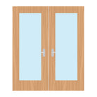 Premier External Paint Grade Ply Pattern 10 FD60 Fire Door glazing design