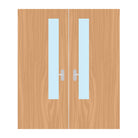 Premier External Paint Grade Ply 20G FD60 Fire Door glazing design