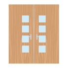 Premier External Paint Grade Ply 26G FD60 Fire Door glazing design